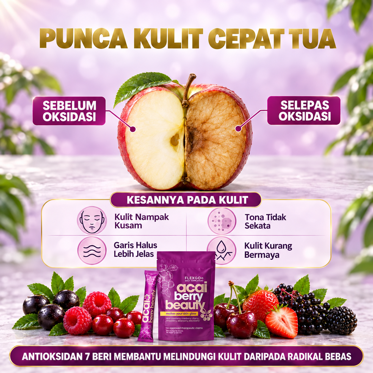 Antioksidan melawan radikal bebas